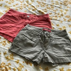 Gray/Khaki Unionbay Shorts - Size 1, 2.75” inseam